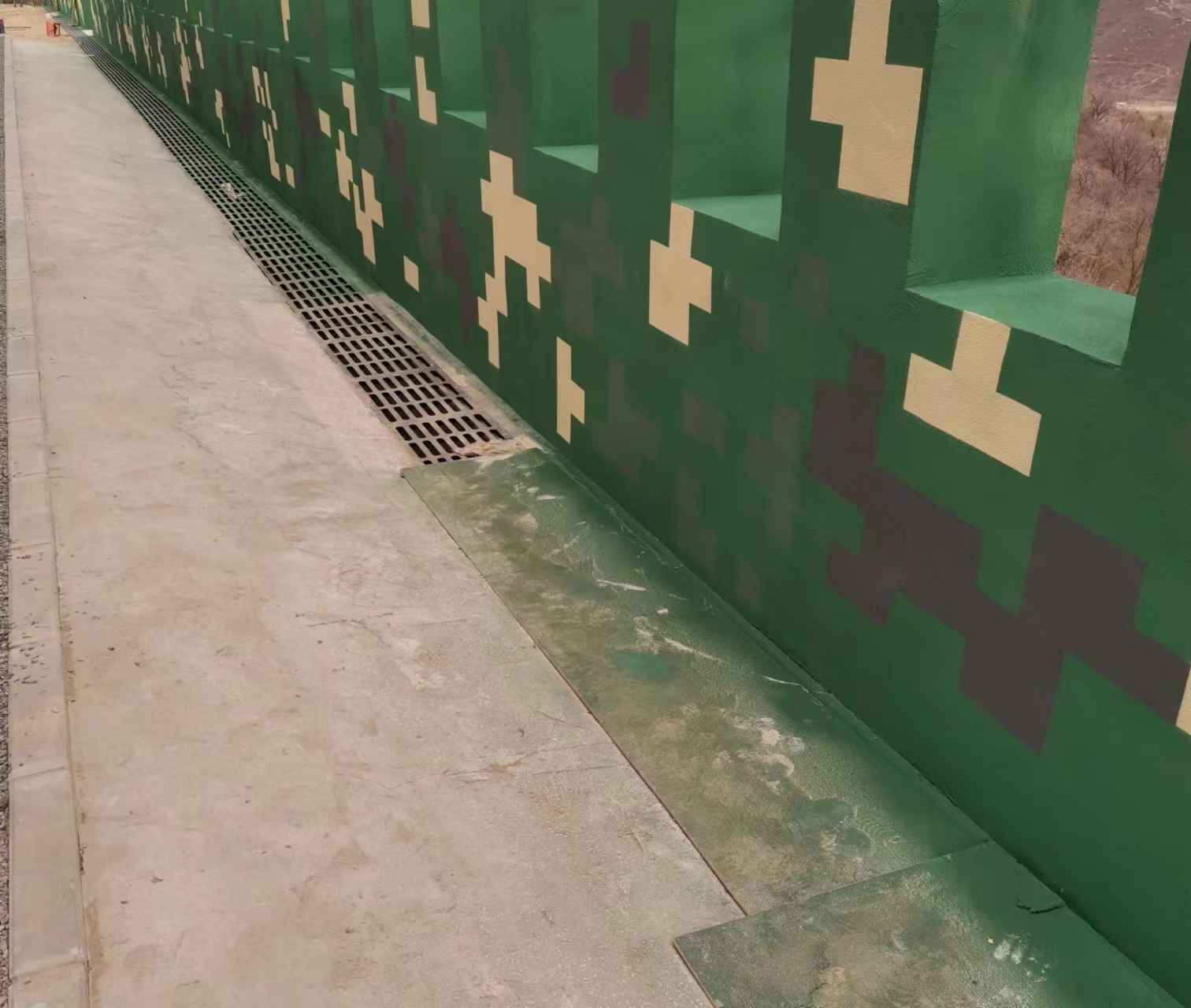 房山围墙迷彩喷涂,数迷彩漆